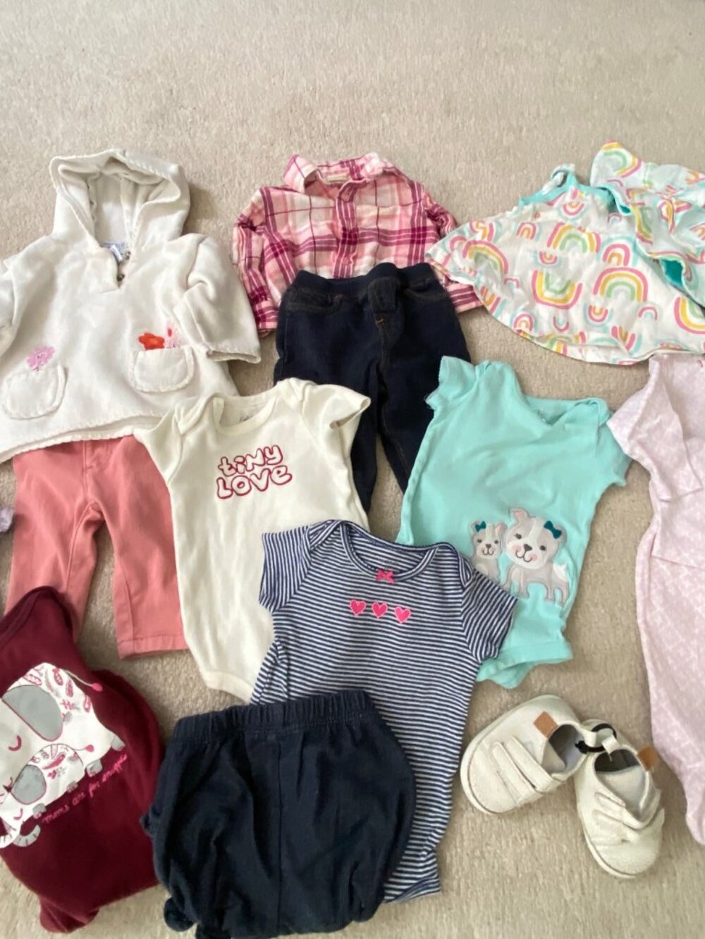 Baby Girls Bundle Size 0-9 months